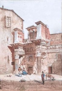 Roma, Le Colonnacce Al Foro Di Nerva by Federico Schianchi