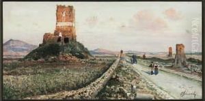 Campagna Romana Con Rovine