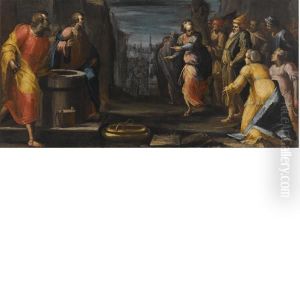 La Samaritana Al Pozzo by Andrea Meldolla Schiavone