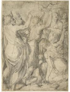 Moses Showing The Quails To The Israelites (b. 4)