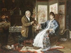 Der Hausbesuch. by Fritz Schider