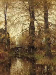 Washing By The River by Petrus Paulus Schiedges