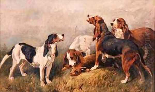 Hounds with a Hare - view 1