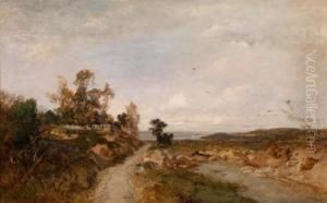 Herbstlandschaft An Der Unteren Donau by Emil Jakob Schindler