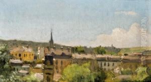 Blick Vom Tivoli Gegen Hietzing by Emil Jakob Schindler