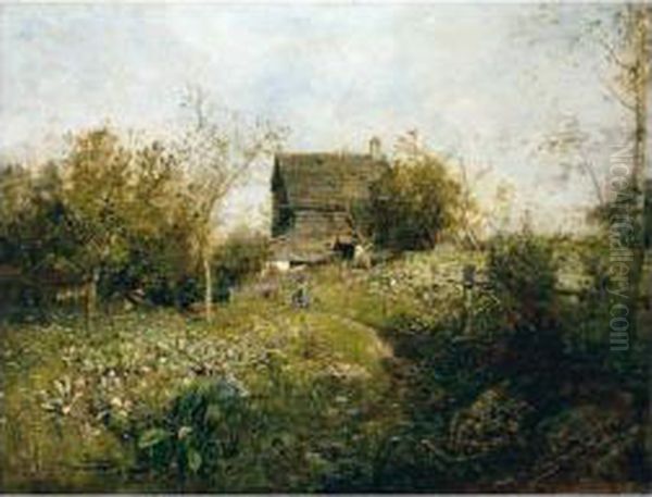 Bauernhof Bei Haslau An Der Donau (farmhouse Near Haslau On The Danube) - view 1