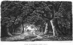 Zum Schinkel-fest 1857 by Karl Friedrich Schinkel