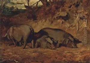 Pigs in a wood Pigs in a wood