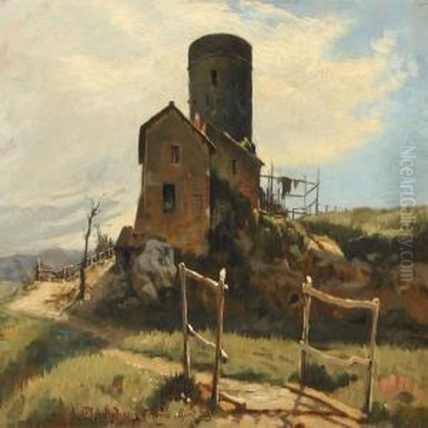 Italian Landscape With House - view 1