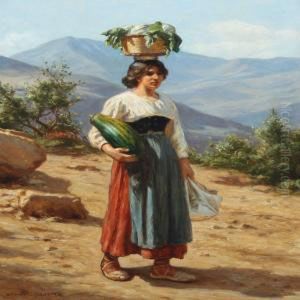 Southern Landscape With Girl