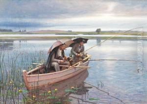 Two Students On A Fishing Trip