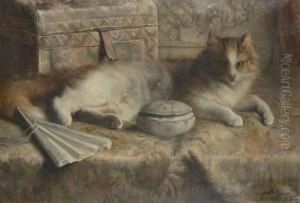 Long-haired Cat by Joseph, Jos. Schippers