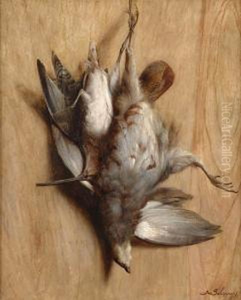 Jagdstilleben (trompe L'oeil). - view 1