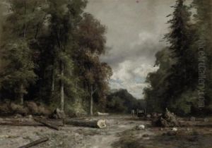 Working In The Woods by Piet Schipperus