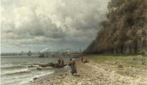 The Old Plantation On The Maas, Rotterdam by Piet Schipperus