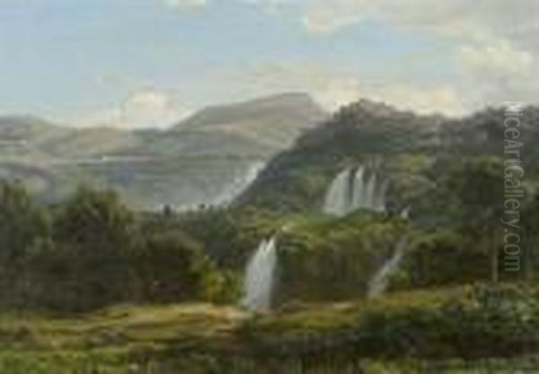 Waterfalls At Tivoli - view 1
