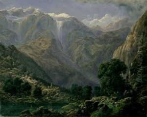 Schweizer Alpenlandschaft Mit Der Jungfrau.