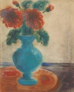 Vase Fleuri by Ferdinand Schirren