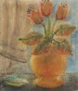 Vase Fleuri De Tulipes Vase Fleuri De Tulipes