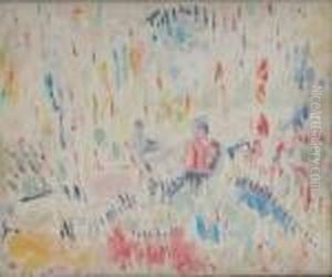 Conversation Au Jardin by Ferdinand Schirren