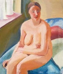 Naakt Op Bed - Nu Sur Un Lit by Ferdinand Schirren