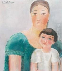 Moeder En Kind by Ferdinand Schirren