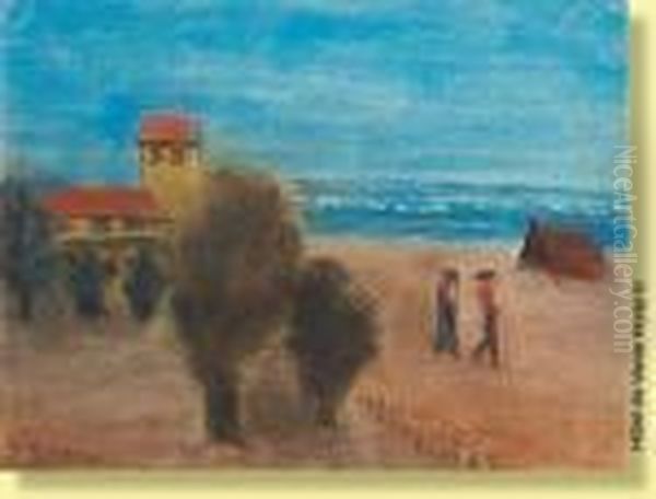 Promeneurs En Bord De Mer - view 1