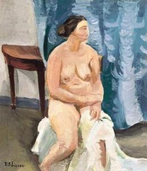 Nu A La Draperie Blanche (ca. 1922) - view 1
