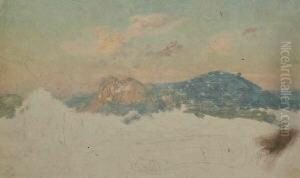 Gebirgslandschaft by August Friedrich Schlegel