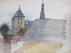 Burg Mylau Im Vogtland by August Friedrich Schlegel