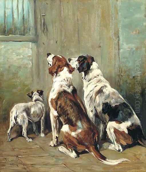 At the kennel door - view 1