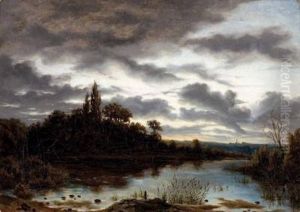 Abendstimmung Am Fluss by Schleich Eduard I & Bach Alois