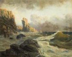 Felsige Kustenlandschaft by Hans Schleich