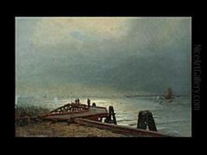 Der Landsteg by Hans Schleich