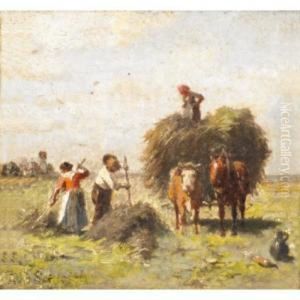 Haymaking by Robert Schleich