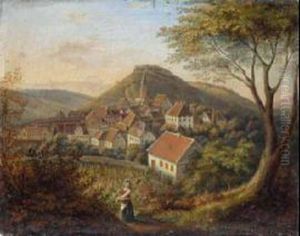 Blick Auf Die Wurmlinger Kapelle by Carl Schleicher