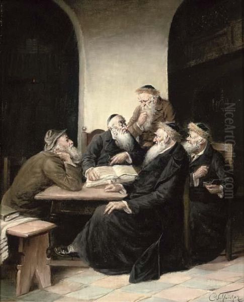 Rabbi Scholars In A Debate - view 1