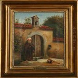 A Monk At A Port