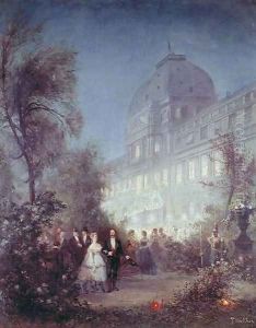 Evening Party at the Tuileries 2 by Pierre Tetar Van Elven
