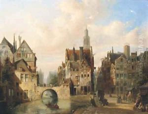 A cappricio view in a Dutch town