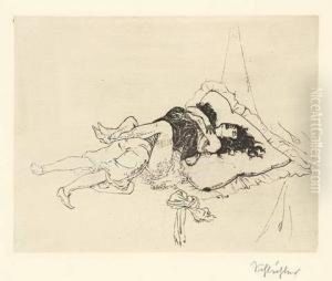 Liebesszene (illustration To "tausendundeine Nacht") Liebesszene (illustration To "tausendundeine Nacht")