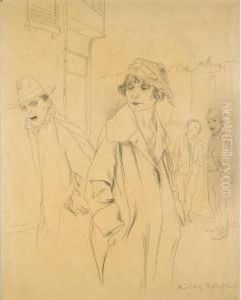 Auf Der Strasse (on The Street) by Rudolf Schlichter