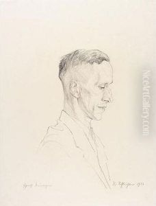Bildnis Ernst Junger (portrait Of Ernst Junger)