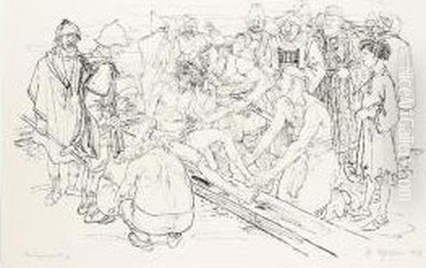 Kreuzanheftung (nailing To The Cross) - view 1