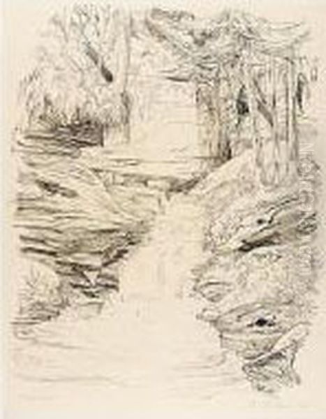 I) Sandsteinszene (sandstone Scene) - view 1