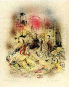 Zerstorung Des Fleisches (destruction Of The Flesh) by Rudolf Schlichter