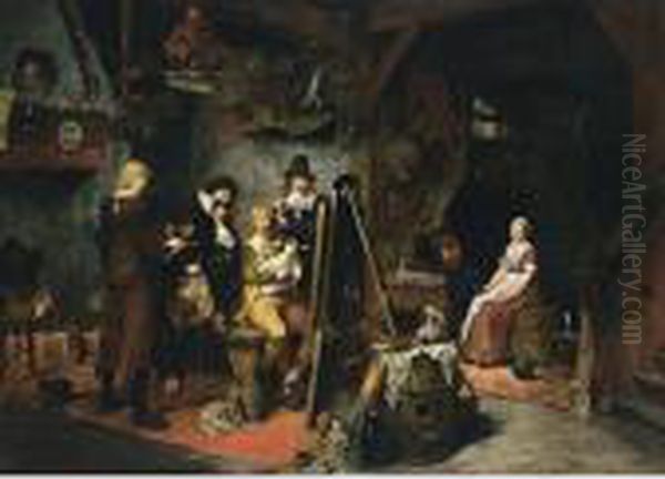 'david Teniers In Seinem Atelier' - view 1