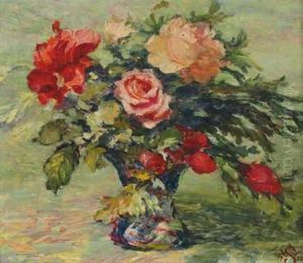 Rosenstraus In Vase - view 1
