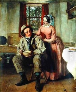 Dickens in the character of Sir Charles Coldstream by William Maw Egley