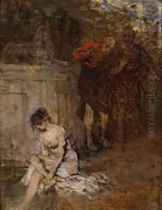 Studie Zur Susanna Im Bade by Mathias Schmid
